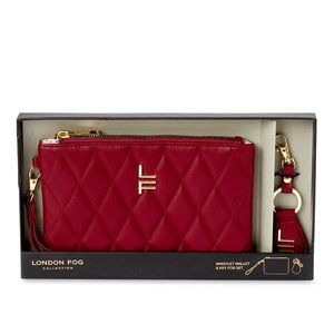 London Fog Wristlet & Key Fob NWT